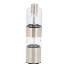 Classic Medium Mill With Ceramic Mechanism, Stainless Steel Pepper Mill For Home And Professional Use