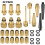 Versatile Valve Adapter Ensemble, Quick Adapter For Effortless Transition Between Different Valve Types, Solid Brass Durability For Superior Quality, 1