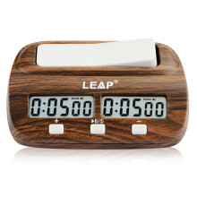 Digital Chess Timer PQ9907 with Delay & Bonus, Wood Grain Color