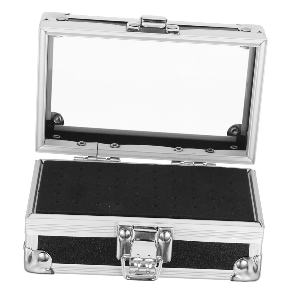 Nail Drill Bit Holder 50 Hole Nail Bit Storage Organizer for Salon and Home Workspace