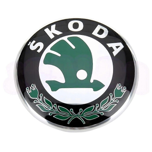 Emblem Logo Skoda Front Rear Superb Octavia Fabia 90 Mm