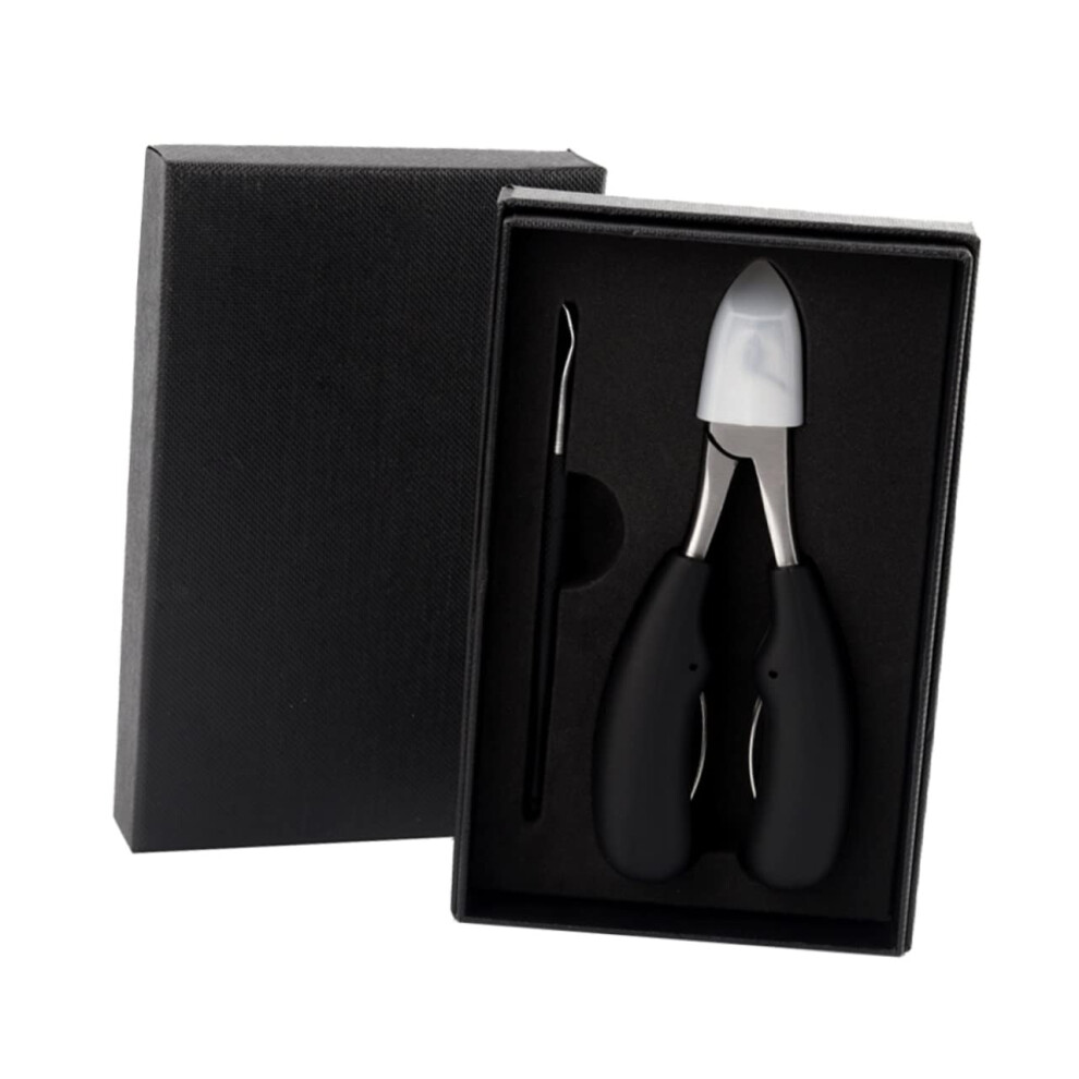 Stainless Steel Toenail Clipper for Thick Nails with Ergonomic Grip and Precision Cutting Edges