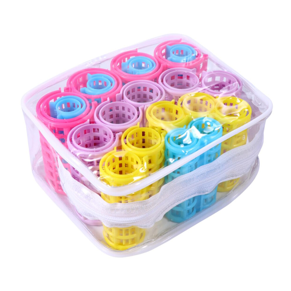 20 Pcs Hair Rollers No Heat Curlers Self Grip for Short to Medium Hair Volume Styling