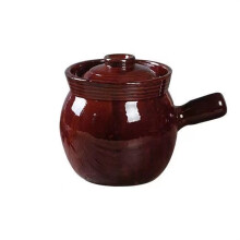 Glass Cooking Pot with Handle, Ceramic Casserole Dish for Soup and Stew, NonStick for 23 Servings