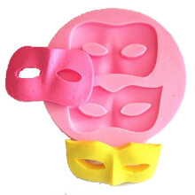 Silicone Mask Mold for Fondant Sugar Craft Cake Decorating and DIY Gumpaste Clay