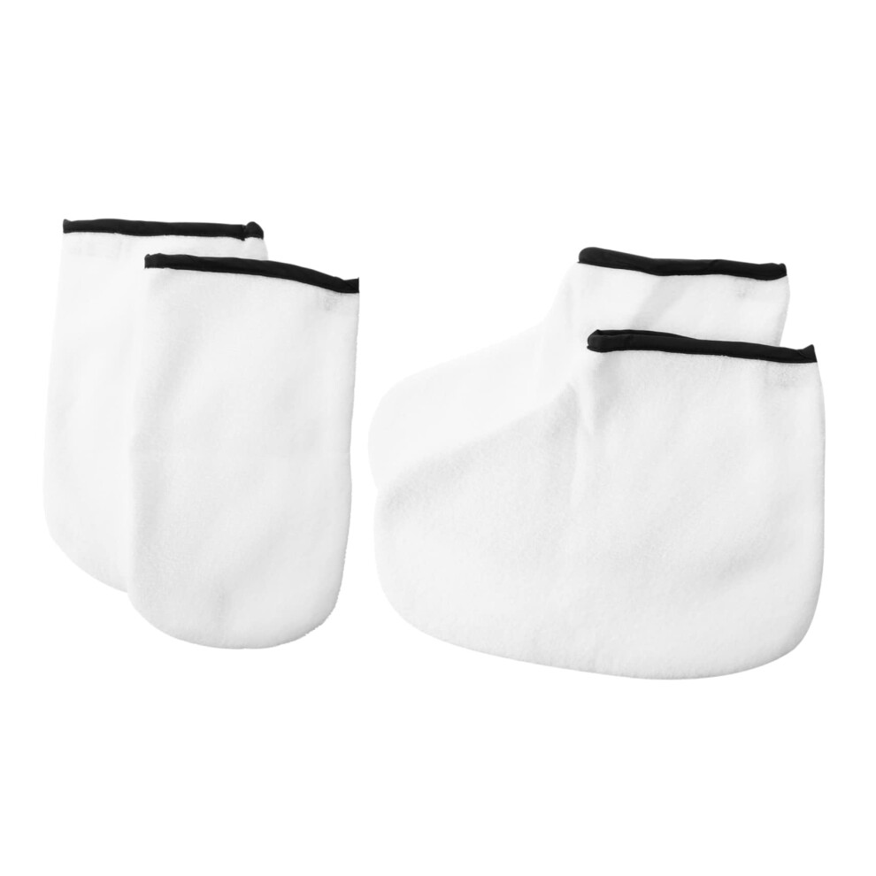 Paraffin Wax Mitts and Booties Set for Deep Hydration Hand and Foot Spa Therapy with Liners