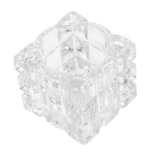 Glass Dappen Dish for Acrylic Nails Monomer Holder Easy Tool Access Nail Art Organizer