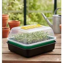 21cm Small Propagator Set Seed Gravel Tray Cover