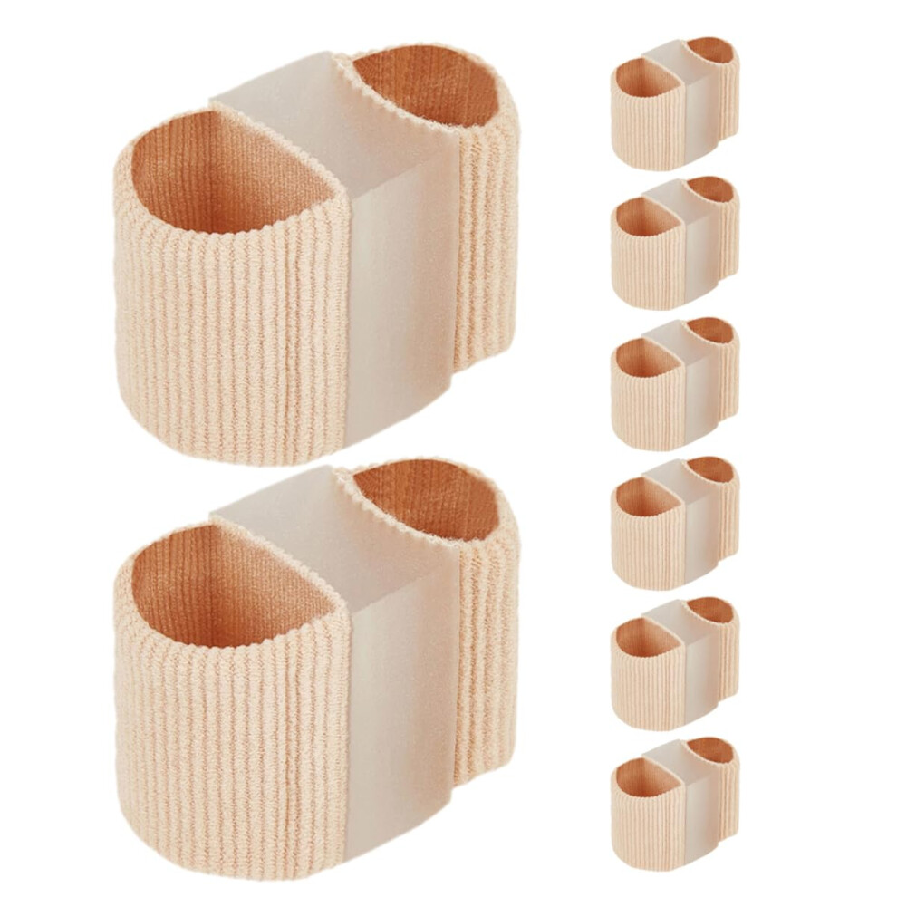 Gel Toe Separators for Bunion Relief, Adjustable Nighttime Toe Spacer for Overlapping Toes