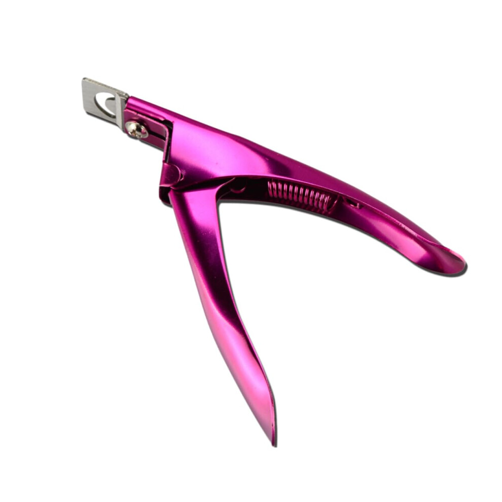 2Pcs U Shape Nail Clipper Stainless Steel Tip Trimmer for Acrylic Nails Manicure Pedicure