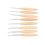 8Pcs Beechwood Crochet Hooks Set, 3.0mm‑6.5mm Needle Sizes 8