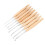 8Pcs Beechwood Crochet Hooks Set, 3.0mm‑6.5mm Needle Sizes 14