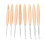 8Pcs Beechwood Crochet Hooks Set, 3.0mm‑6.5mm Needle Sizes 3