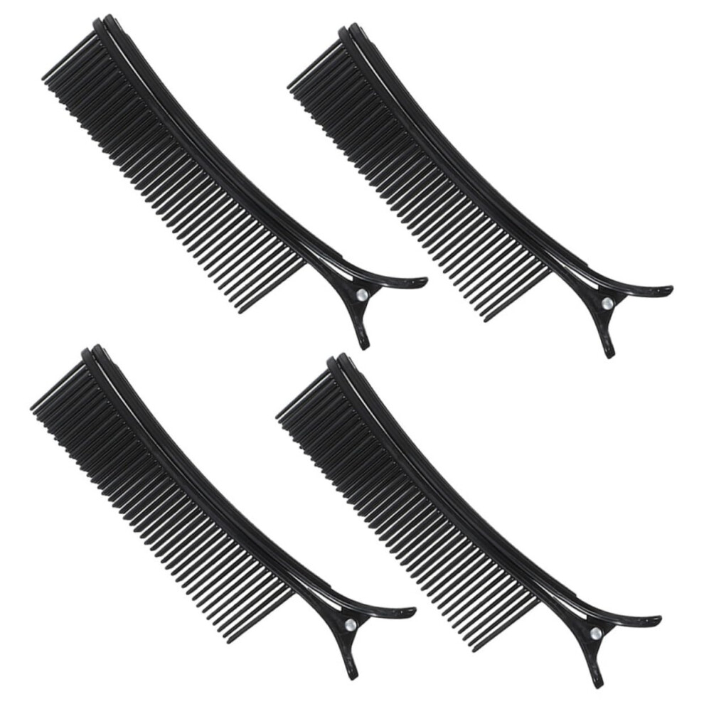 Unisex Hair Sectioning Clips 4Pcs Strong Grip Hold For Professional Salon Styling And Makeup