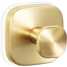 Suction Cup Shower Hooks NoDrill Stainless Steel Waterproof for Bathroom Glass Doors Gold 1pc