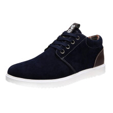 Men's Casual Trainers with NonSlip Sole, Comfortable Canvas Sports Shoes for Outdoor Fitness SlipOn Blue 6.5 UK