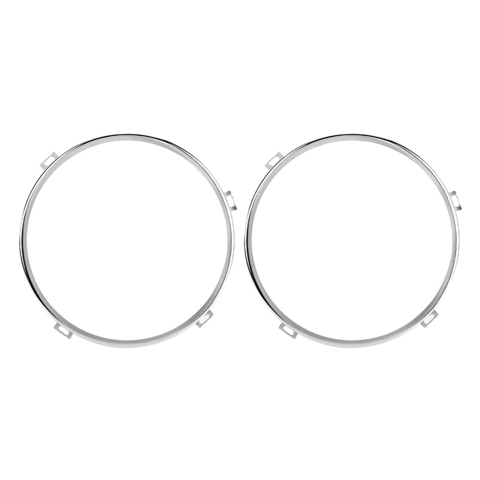 Headlight Mount Bracket Retaining Ring Kit For 7 Inch Round Headlight, Waterproof Shockproof Rustproof With Metal Construction And Abs Plastic, 9004841093772