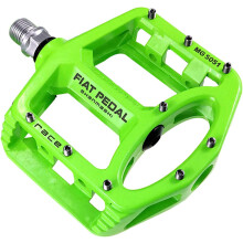Terrengsykkelpedaler, sklisikker magnesiumlegering, bred flat plattform for trygge og jevne sykeopplevelser