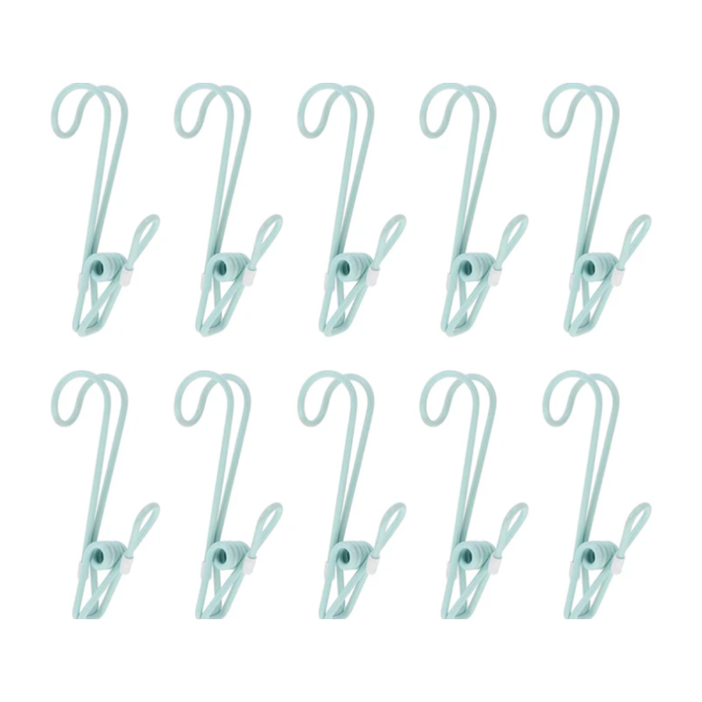 Clothespins Heavy Duty, Rubber Coating Protection For Metal Clips Ensuring No Damage To Delicate Fabrics, Strong Grip Stainless Steel Hanging Clips 9169997710376