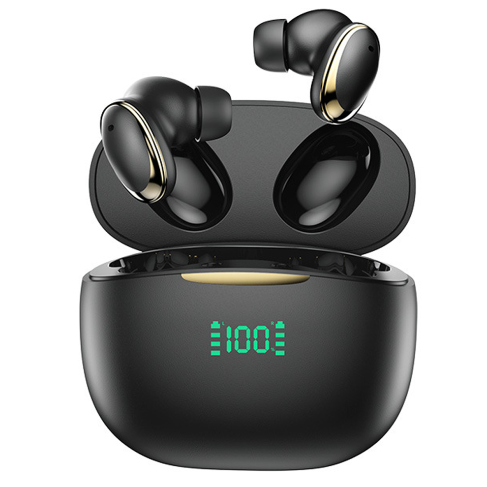 Your Audio Companion: Bluetooth 5.3 Headphones With Anc, Led Power Display, Long Playtime, And Wireless Charging For Endless Entertainment 9423501447845
