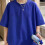 Γιούνισεξ oversized t-shirt με χαλαρό σχέδιο, κοντομάνικο τοπ με φαρδιά λαιμόκοψη, 4