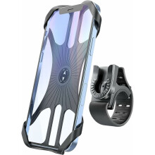 CycleTech Phone Companion, 360 graders roterende universel cykelholder til sikker fastholdelse og nem adgang, ultralet silikone, justerbar
