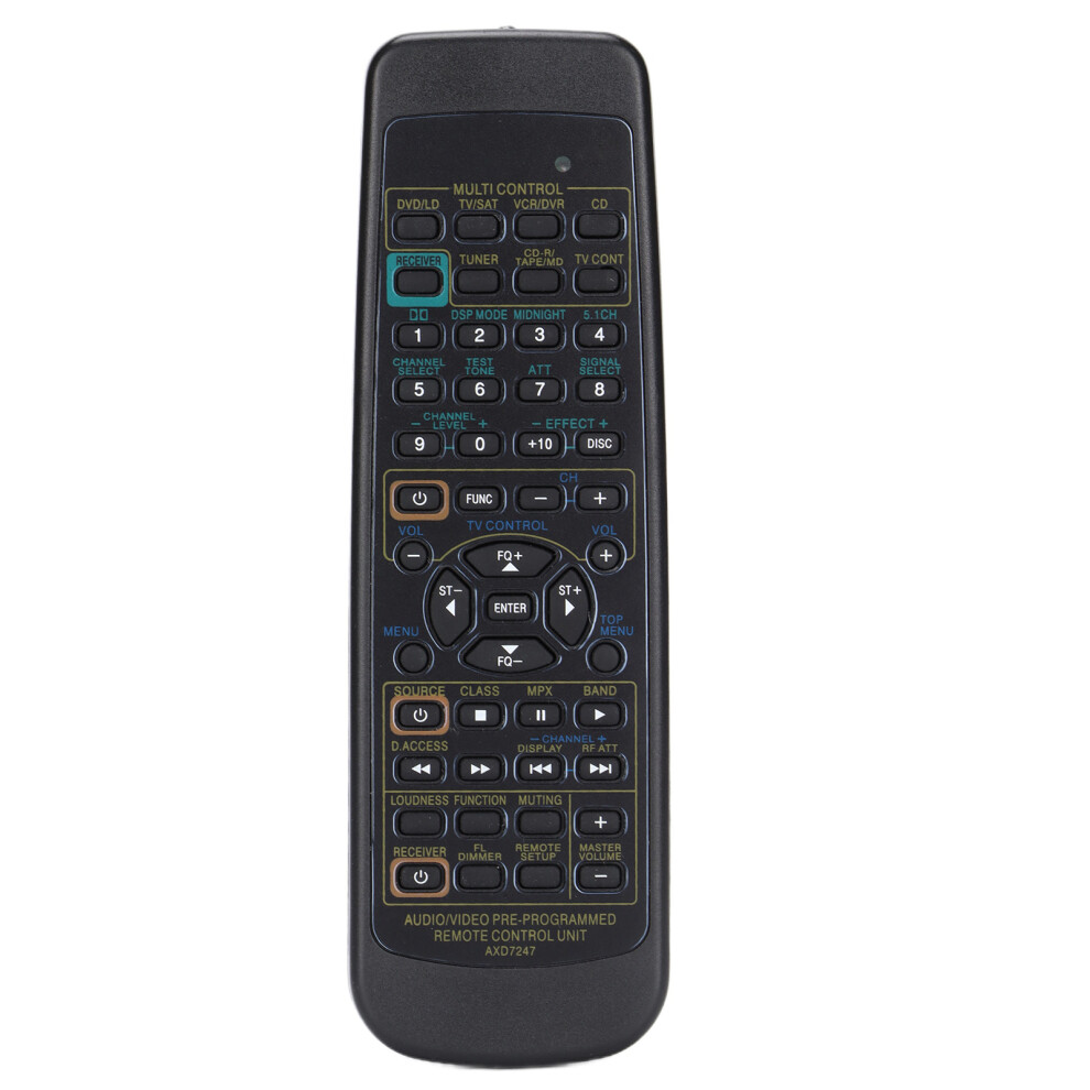 Replacement Remote For Pioneer Av Receiver, Operable Distance More Than 8 Metres, No Programming Needed, Sensitive Keys, Ideal Replacement For 9448196010709