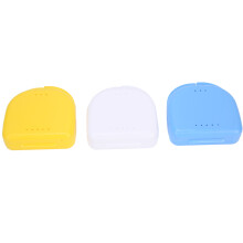 Travel-Friendly Dental Retainer Case, Color Variety With Free Travel Brush, Versatile Storage For Half-Mouth Denture And Orthodontic Retainer