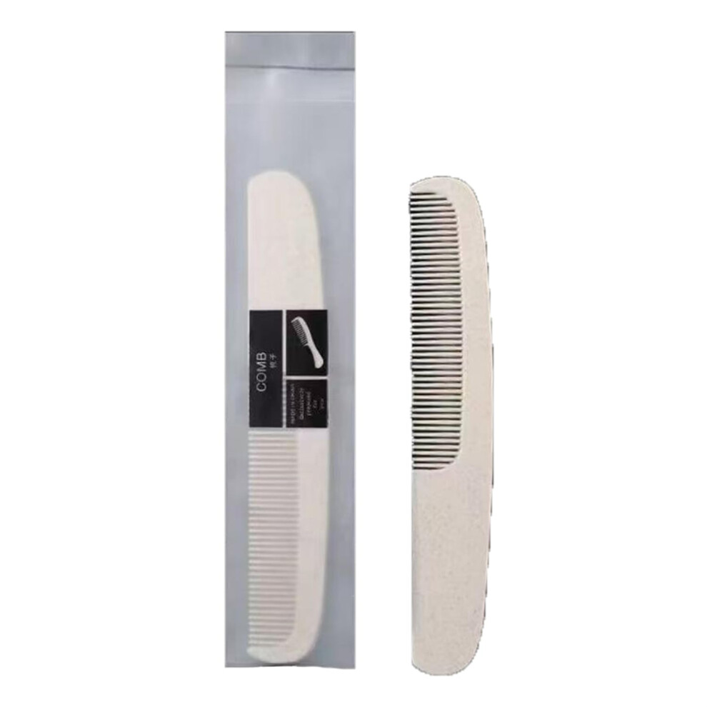 Unisex Disposable Combs Biodegradable Wheat Straw 500 Pack Individually Wrapped For Hotels And Shelters