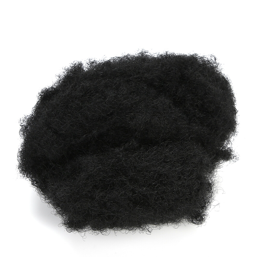 Unisex Loc Repair With Tight Afro Kinky Human Hair For Realistic Look, Dreadlock Extensions Suitable For Short Hair Dirty Braid Extension