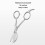 Ergonomic Left-Handed Duckbill Applique Scissors, Double-Pointed Blades For Precise Cutting 8