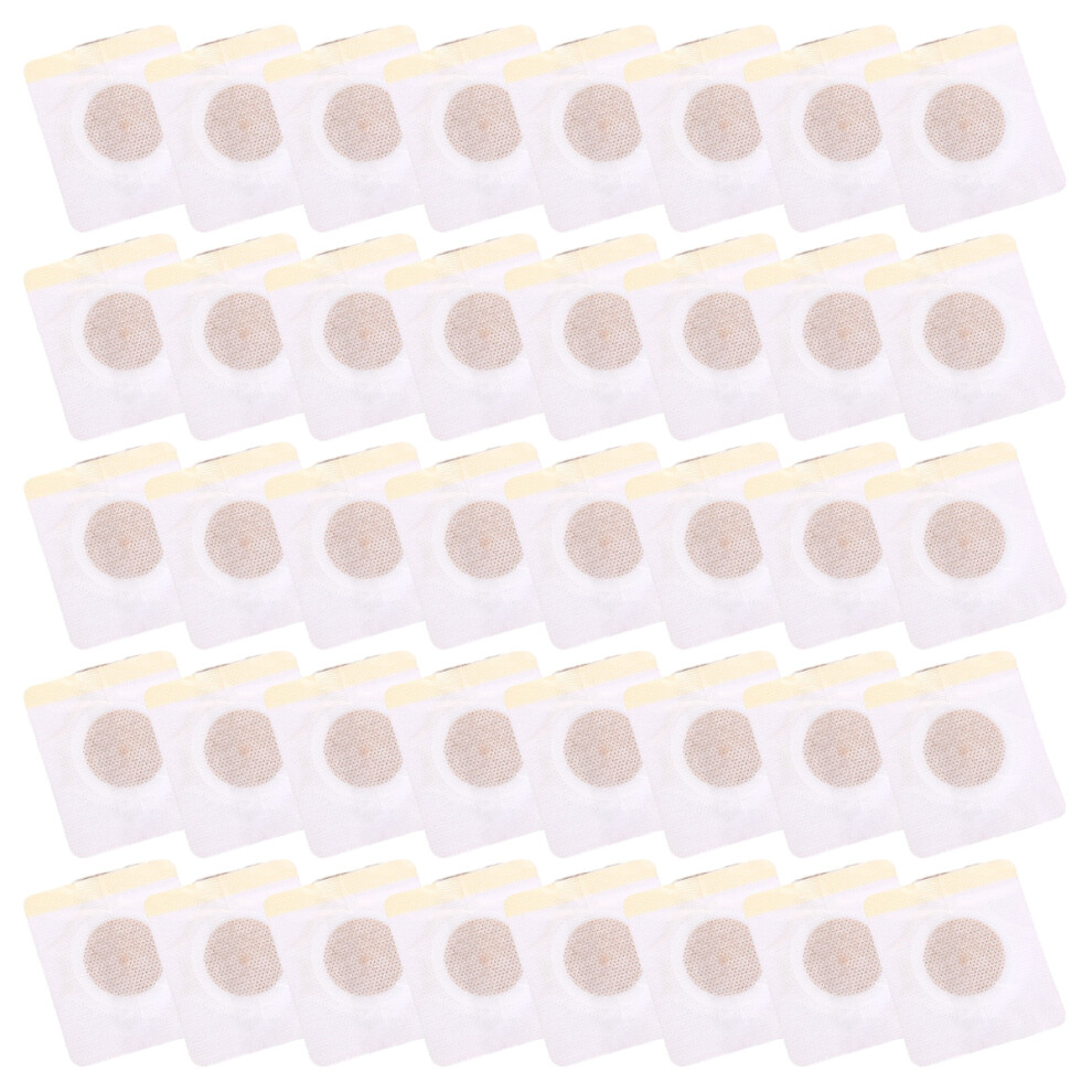 Digestion Enhancement Castor Oil Pack Wrap, Organic Cotton Belly Button Detox Patches, Hypoallergenic, Anti-Seepage, for Easy to Use (12Pcs)