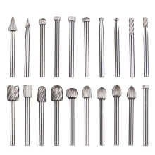 Expertenempfehlung: 20-teiliges Set aus Hartmetall-Rotationsfräsern, Doppelschneidwerkzeuge für HSS-Stahlschleifer