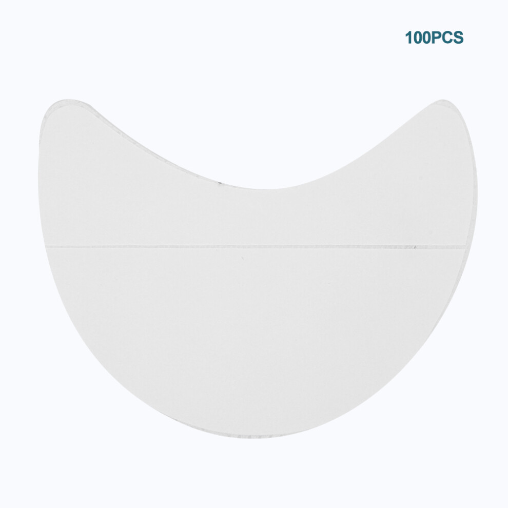 Eyeshadow Pad Shield For Perfect Makeup, Non-Woven Fabric Half-Moon Shape Eyeshadow Stencils To Prevent Makeup Residue On Under Eye Pads