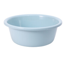 Lavabo doméstico para baño y cocina, lavabo redondo de plástico antideslizante con base reforzada, lavabo multiusos para cara, pies y ropa.