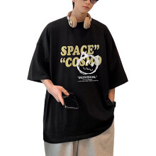 T-shirt dalla vestibilità ampia con estetica vintage, magliette con stampe grafiche ispirate all'hip hop per uomo e donna, maniche corte, girocollo,