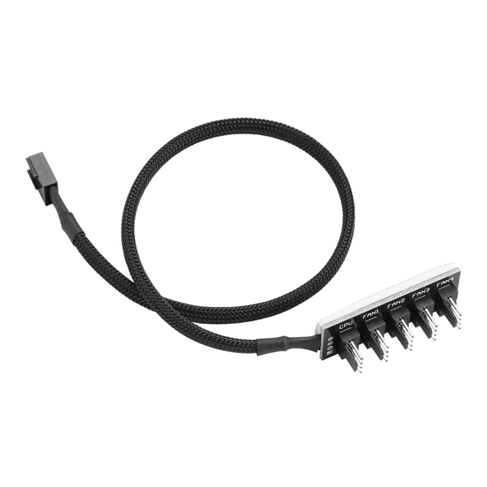 Enhanced Fan Hub For Desktop Pc Cooling, Designed For Enthusiasts Requiring Precise Control Over System Fans, Expands One Pwm Fan Header To Support 9169997714930