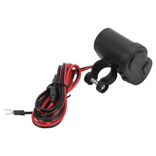 Διπλός φορτιστής USB για μοτοσικλέτα, υλικό ABS που εξασφαλίζει αντοχή και ασφάλεια, 2