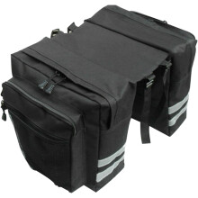 Fahrradtasche, wasserdichte Tasche mit großem Fassungsvermögen und reflektierenden Elementen für erhöhte Sicherheit, verstellbare Gurte für
