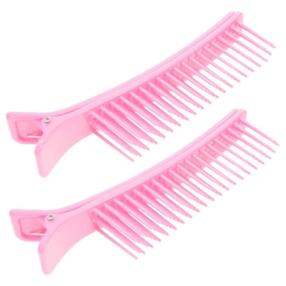 Unisex 2Pcs Hair Sectioning Clips With Secure Nonslip Grip For Professional Salon Styling