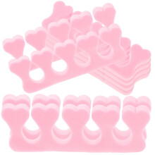 40 Pack Foam Gel Toe Separators for Pedicure and Manicure, Soft Cushioned Spacers for Nail Art