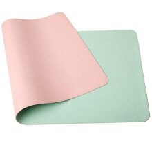 Facile da pulire, il tappetino da scrivania in pelle a forma di L semplifica la manutenzione, il resistente materiale in pelle PU offre robustezza ed