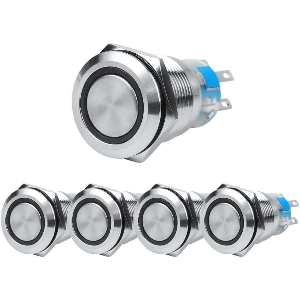 Innovative Non-Latching Switch, Stainless Steel Shell Provides Strength And Elegance, Ideal For 12V Applications In Moist And Dusty Conditions, 9173940951341