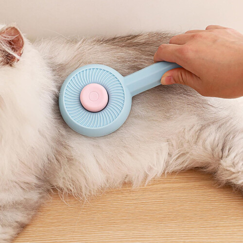 Cat Steam Brush, Non-slip Handle for Ultimate Control During Grooming 1