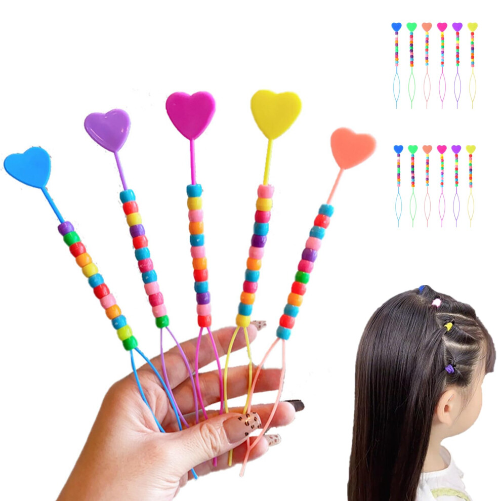 Unisex Hair Beader Kit With Automatic Bead Loader, Colorful Beads And Applicator For Braids And Ponytails