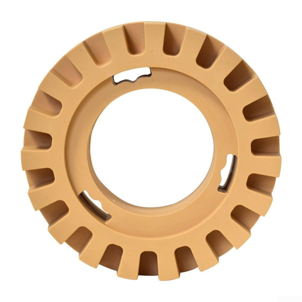 Decal Remover Wheel 4In Rubber Eraser For Drill Fast Vinyl And Adhesive Removal Nonscratch 9365369846470