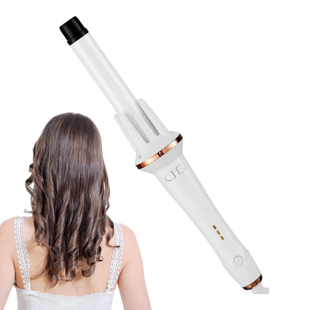 Automatic Curling Iron Cordless Hair Curler with Ionizing Ceramic Coating and Fast PTC Heating