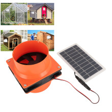10W Solarlüftungsventilator-Set 5V ABS für Haustier- & Hühnerstall Rundrohrmontage