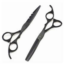 Professional Hair Cutting Scissors Set with Thinning Shears, Pink Stainless Steel, Ergonomic Grip