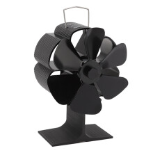 Ventilatore per stufe a calore con 6 pale, in lega di alluminio, silenzioso, portata 180-220 CFM